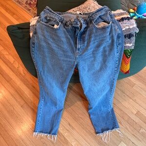Abercrombie Vintage Straight High-Rise Curvy Jeans